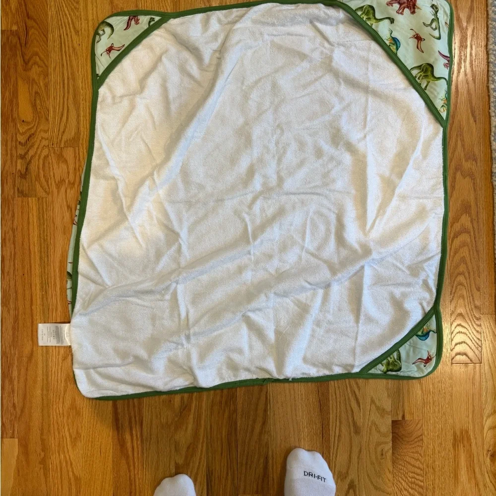 NWOT Posh Peanut Dinosaur Hooded Towel